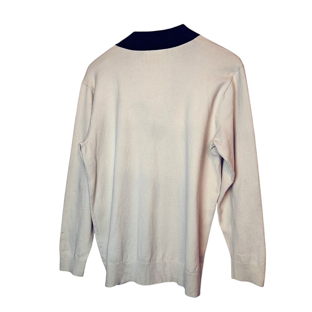 Lauren Ralph Lauren Women's V-Neck Pullover Preppy Tennis Sweater Size 6 - Picture 7 of 12